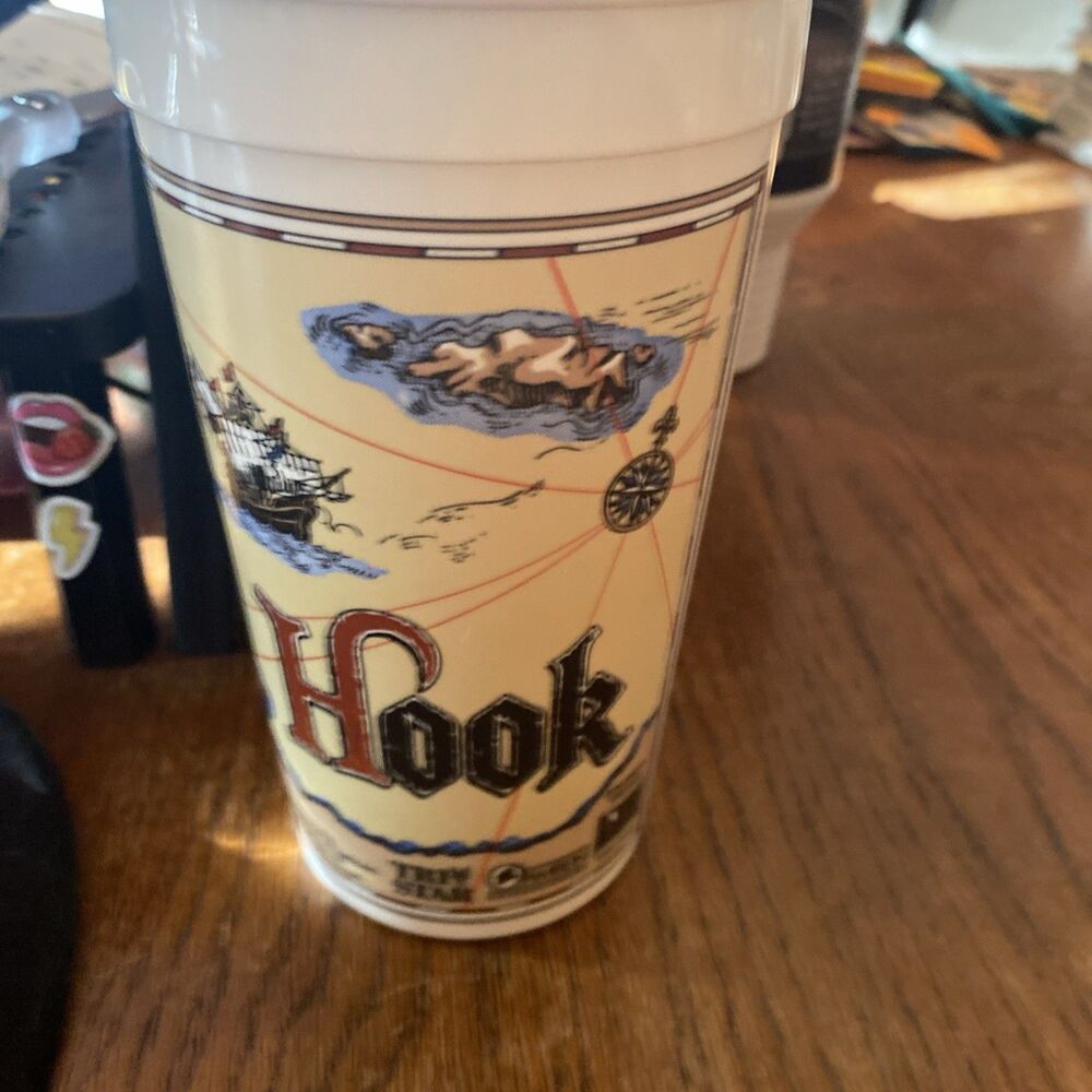 Hook Movie Promo 1992 Blockbuster Video Pepsi Cup Hoffman Williams Vintage